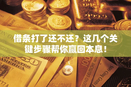 济南借条打了还不还？这几个关键步骤帮你赢回本息！