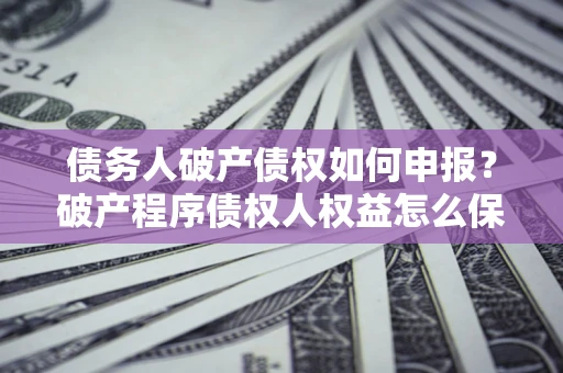济南债务人破产债权如何申报？破产程序债权人权益怎么保障？