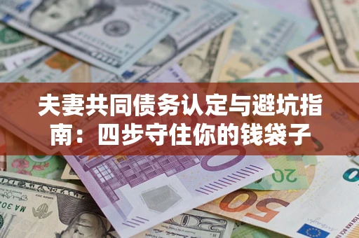 济南夫妻共同债务认定与避坑指南：四步守住你的钱袋子