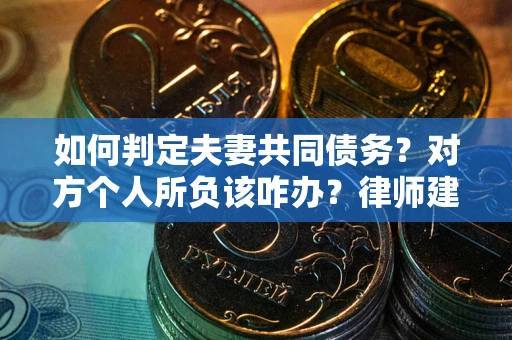 济南如何判定夫妻共同债务？对方个人所负该咋办？律师建议