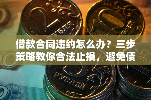 济南借款合同违约怎么办？三步策略教你合法止损，避免债务危机升级
