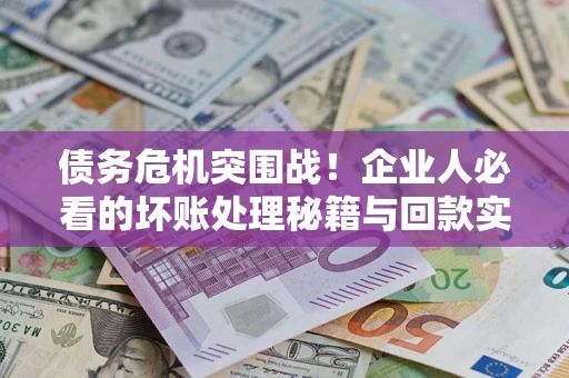 济南债务危机突围战！企业人必看的坏账处理秘籍与回款实战指南